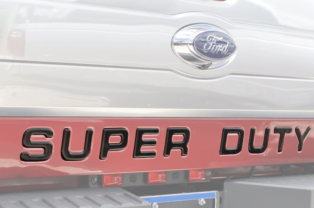 Tuff Letters Tailgate Letter Inserts Fits 2008-2016 Ford Super Duty — Tufskinz.com
