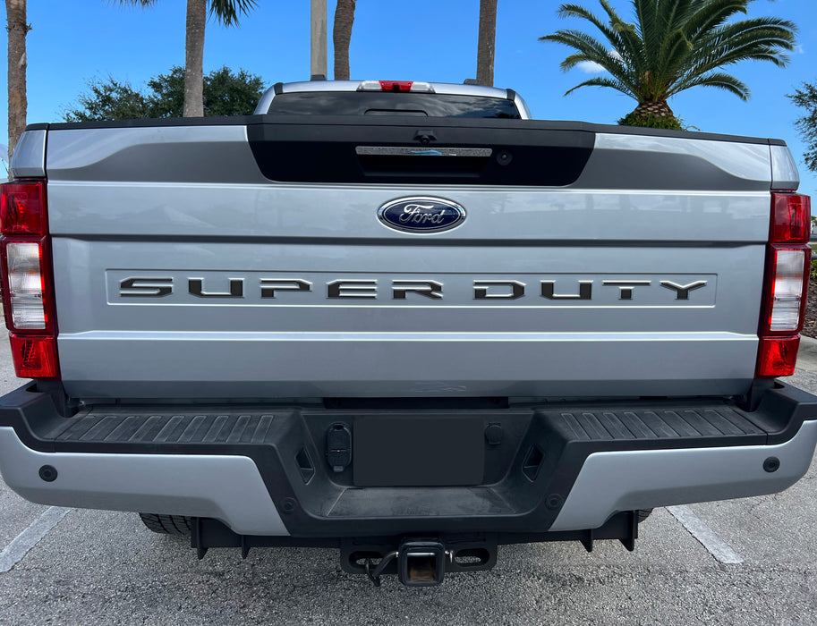 Tailgate Letter Overlays Fits 2020-2022 Ford Super Duty