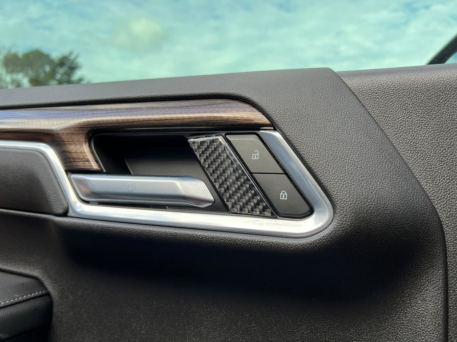 Front Door Handle Accent Trim Fits 2022-2024 Chevrolet Silverado