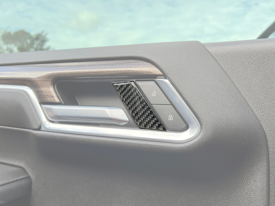 Front Door Handle Accent Trim Fits 2022-2024 Chevrolet Silverado