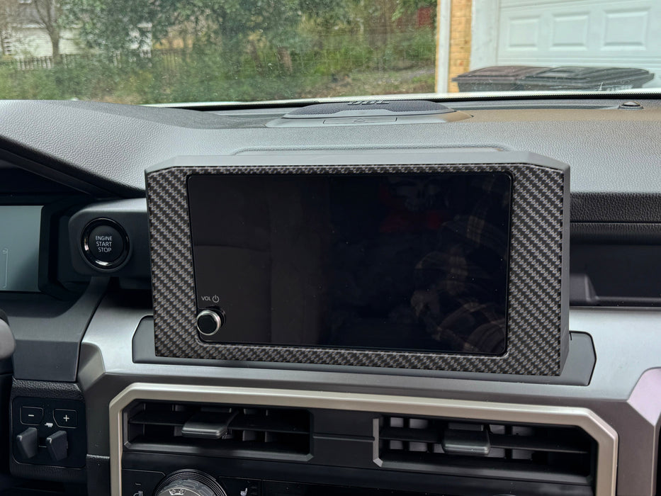 Display Screen Accent Trim Fits 2024-2025 Toyota Tacoma — Tufskinz.com