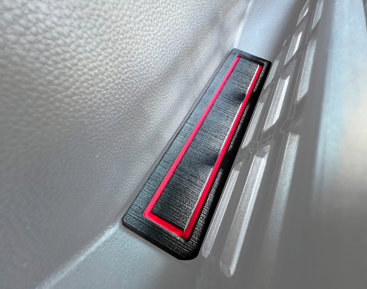 Tacoma Door Panel Inserts Front Insert Door Panel Cover In Gray PU - Foto 10