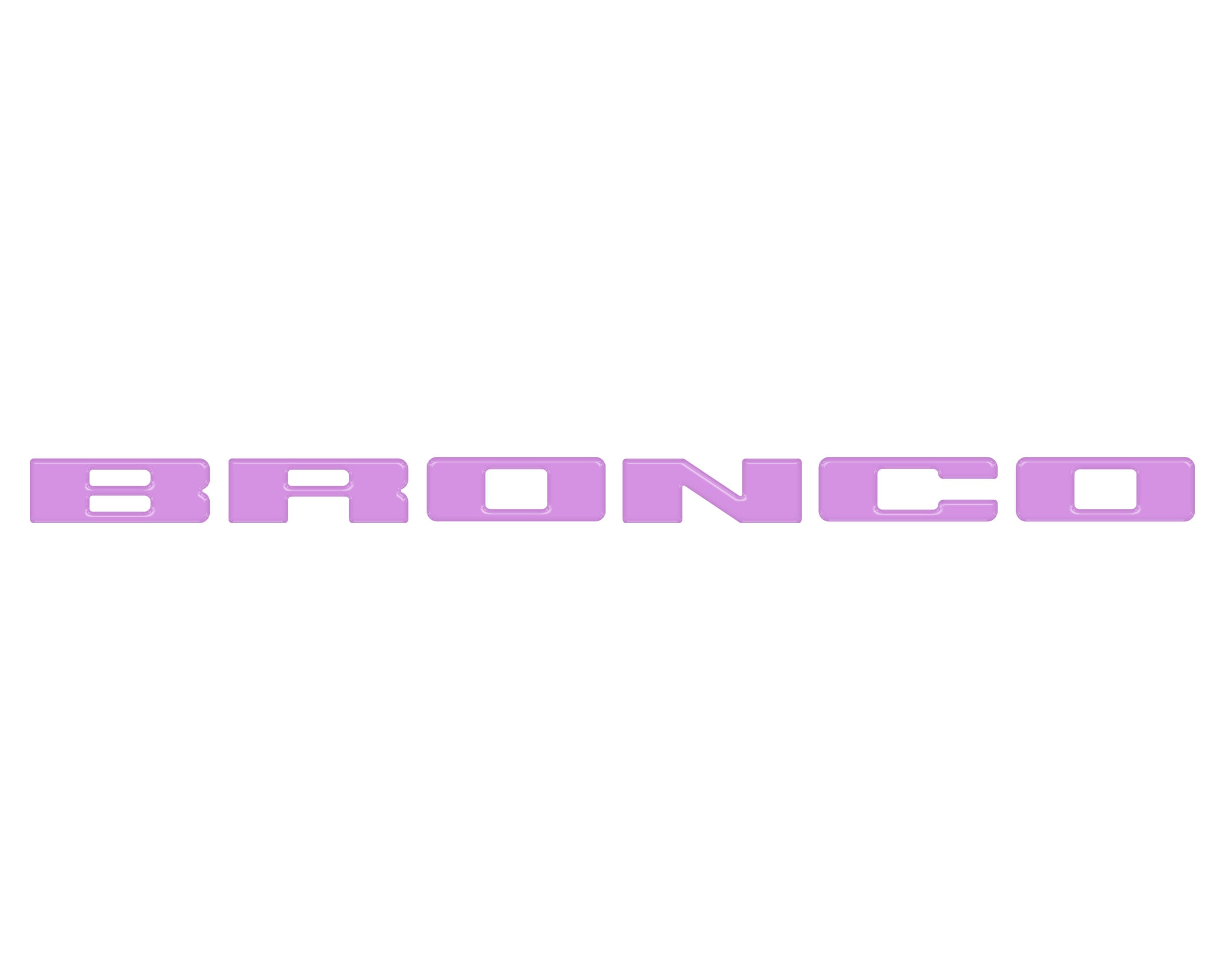 Front Grille Letters Overlays Fits 2021-2024 Ford Bronco Sport ...