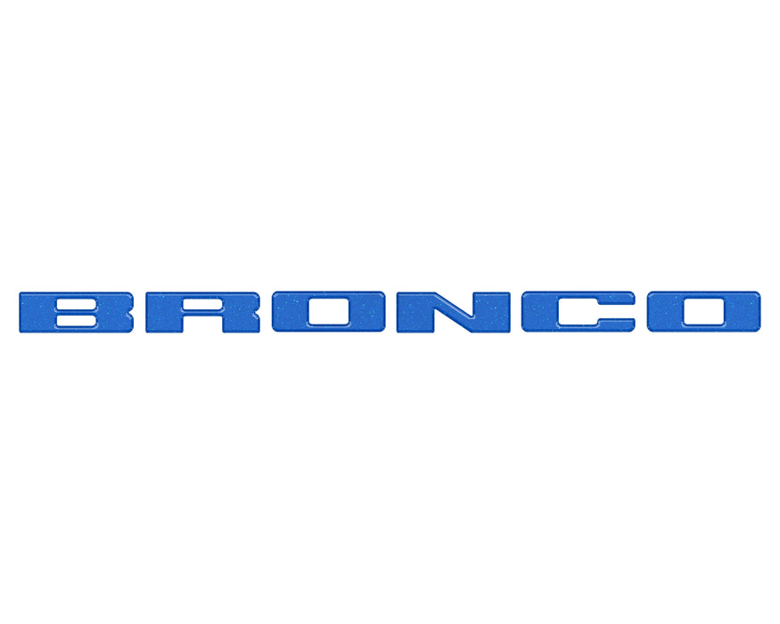 Front Grille Letters Overlays Fits 2021-2023 Ford Bronco Sport