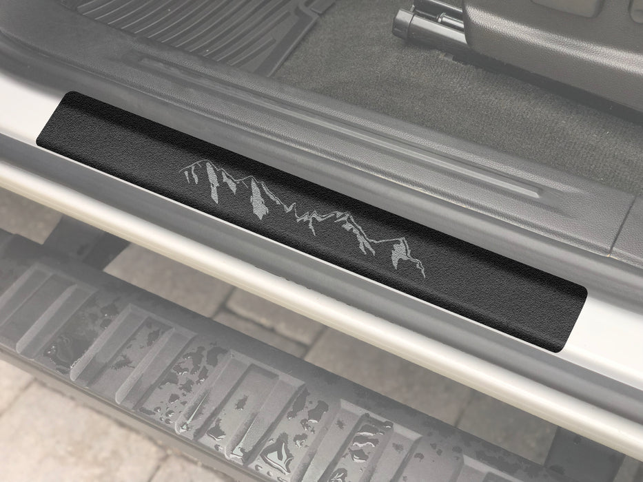 Door Sill Protection Overlays (Textured) Fits 2019-2023 Ford Ranger —