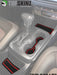 Center Console Foam Inserts Fits 2015-2020 Chevrolet Colorado Black/Red