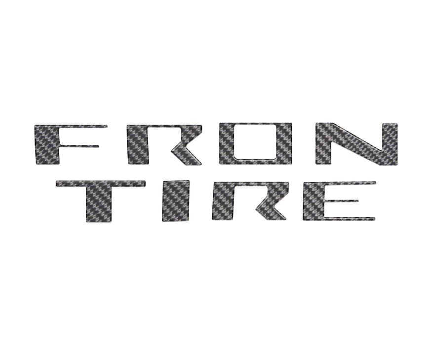 Grille Letter Inserts Fits 2022-2024 Nissan Frontier — Tufskinz.com