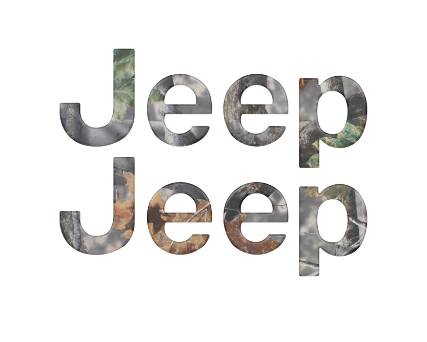 Driver & Passenger Side Emblem Overlays Fits 2019-2023 Jeep Gladiator
