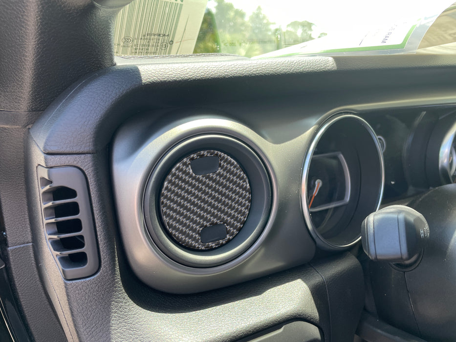 A/C Vent Accent Overlays Fits 2019-2023 Jeep Gladiator