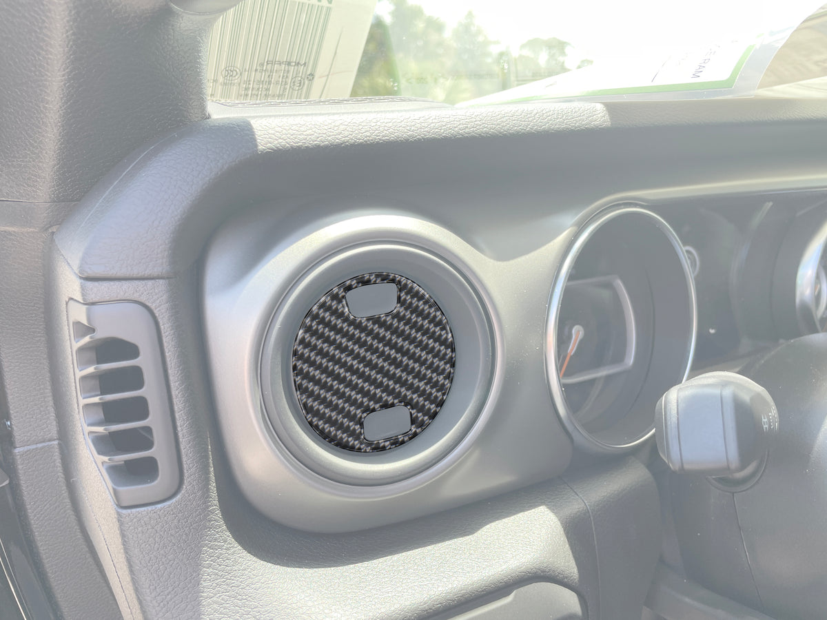 A/C Vent Accent Overlays Fits 2019-2026 Jeep Gladiator —