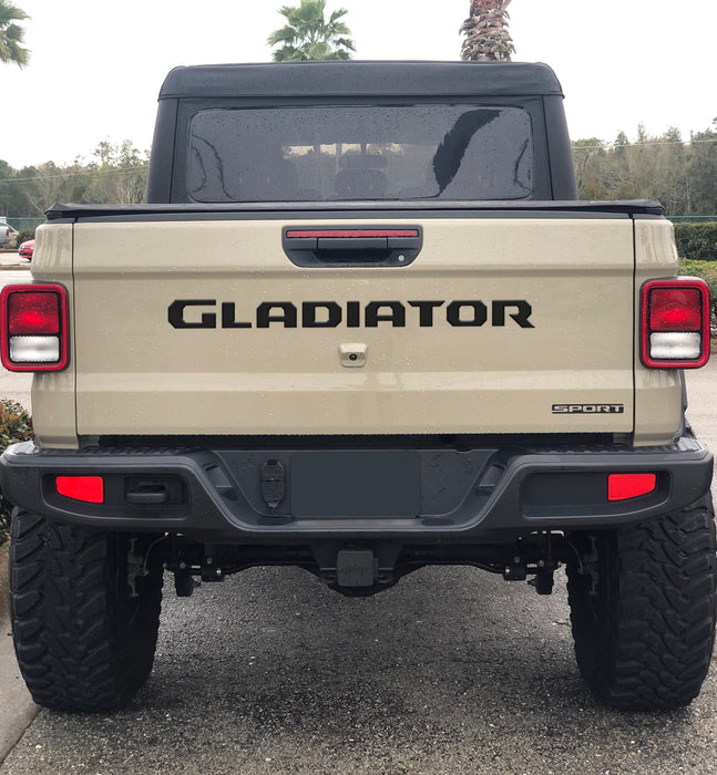 Tailgate Letter Replacement Overlays Fits 2020-2024 Jeep Gladiator