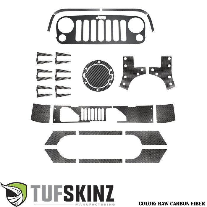 Exterior Trim Kit Fits 2007-2018 Jeep Wrangler JK
