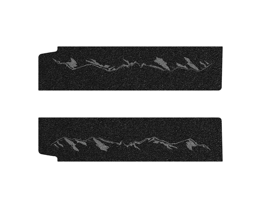 Textured Door Sill Protection Overlays Fits 2019-2024 Jeep Gladiator