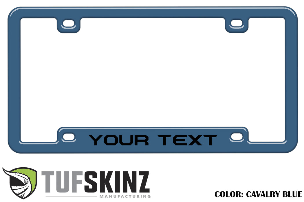 License Plate Frame Accent Trim Fits 0-0  Universal *OE Color - Cavalry Blue