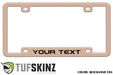 License Plate Frame Accent Trim Fits 0-0  Universal *OE Color - Quicksand Tan