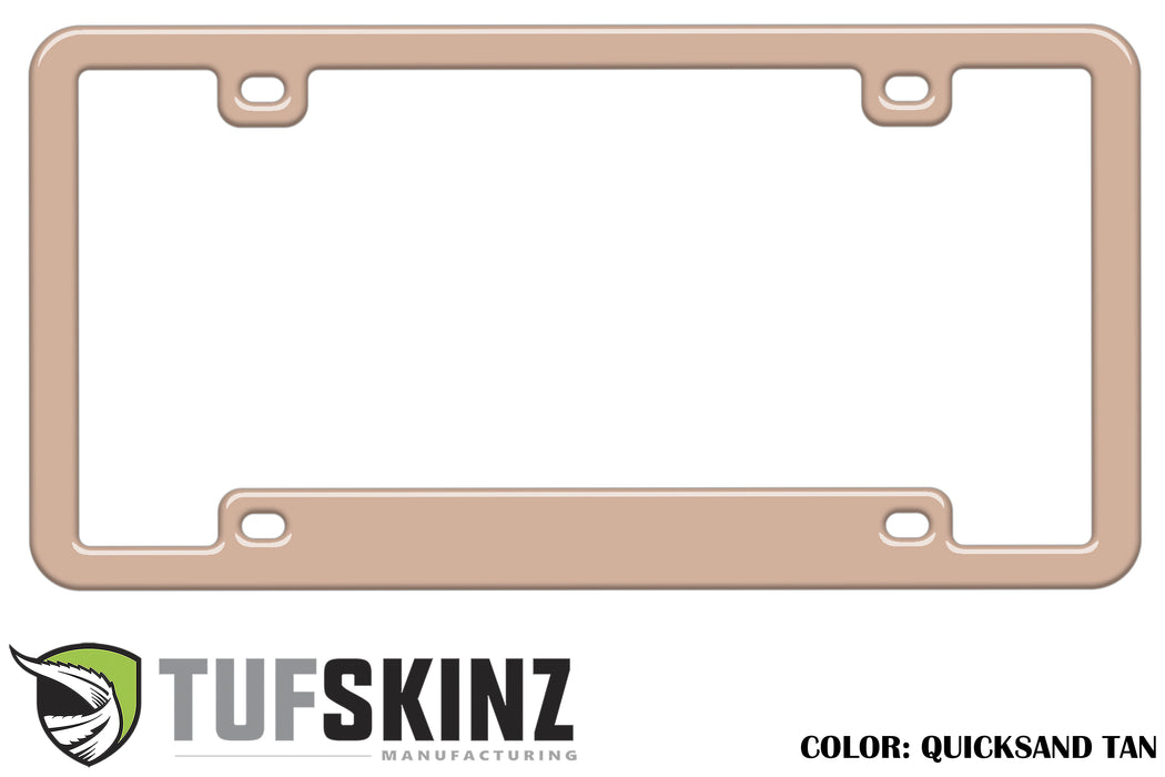License Plate Frame Accent Trim Fits 0-0  Universal *OE Color - Quicksand Tan