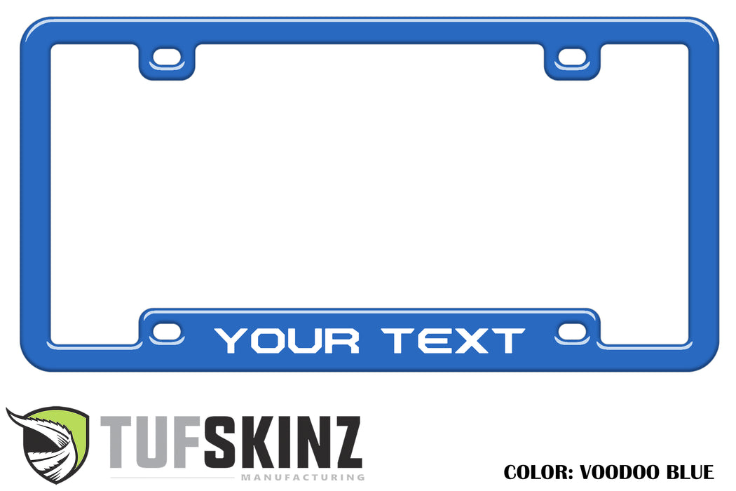 License Plate Frame Accent Trim Fits 0-0  Universal *OE Color - Voodoo Blue