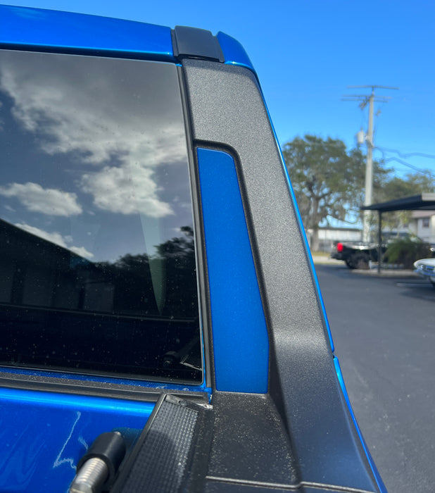Rear Outer Cab Accent Overlays Fits 2022-2025 Ford Maverick