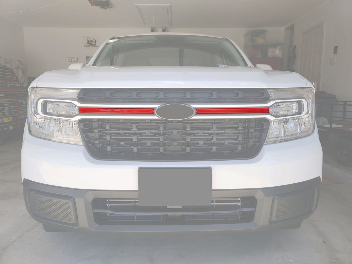 Mav R Grille Center Grille Line Accent Trim Fits 2022-2024 Ford Maverick — Tufskinz.com