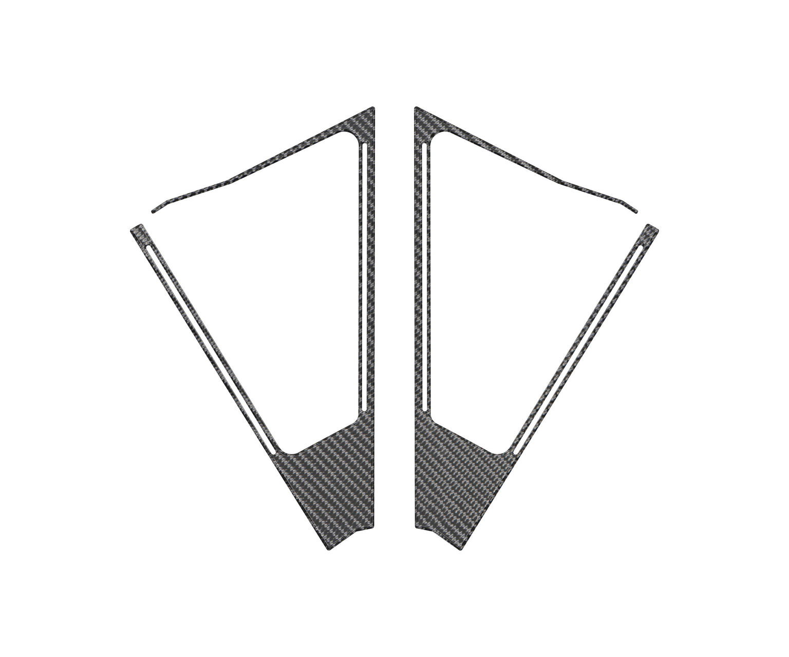 Blue Pair For Polaris Slingshot S/R/SL/SLR/GT Side Mirror Bezel