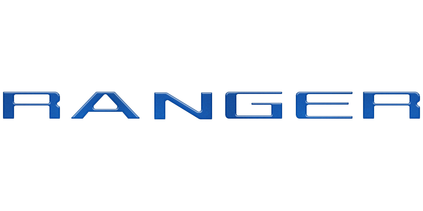 Tailgate Letter Inserts Fits 2019-2023 Ford Ranger