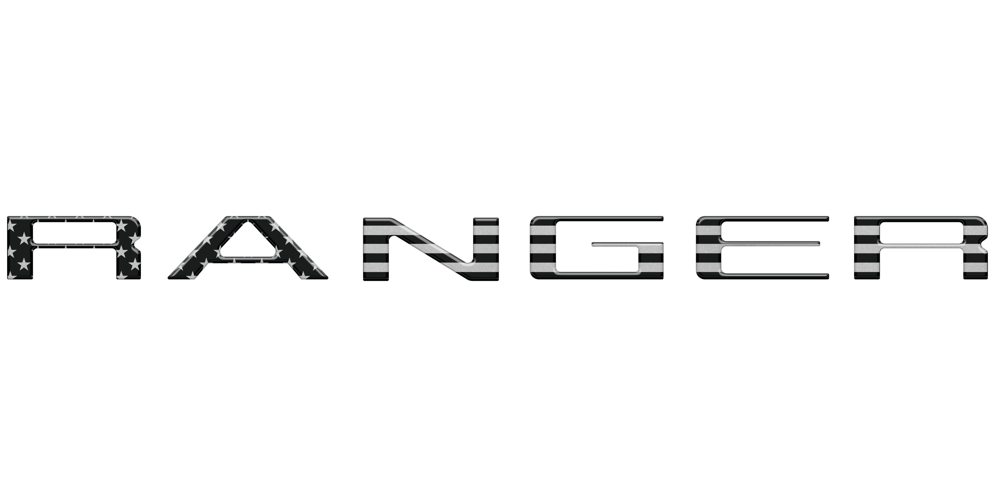 Tailgate Letter Inserts Fits 2024-2026 Ford Ranger — Tufskinz.com