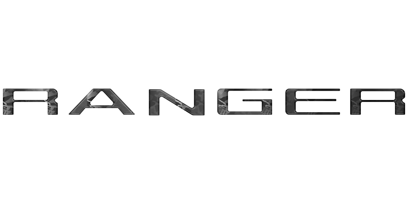 Tailgate Letter Inserts Fits 2019-2023 Ford Ranger