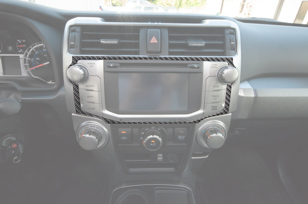 Outer Radio Display Accent Trim Fits 2014-2023 Toyota 4Runner