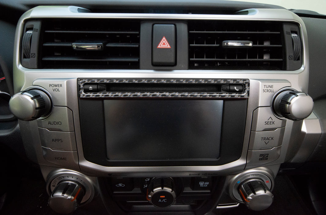 Upper Radio Display Accent Trim Fits 2014-2023 Toyota 4Runner