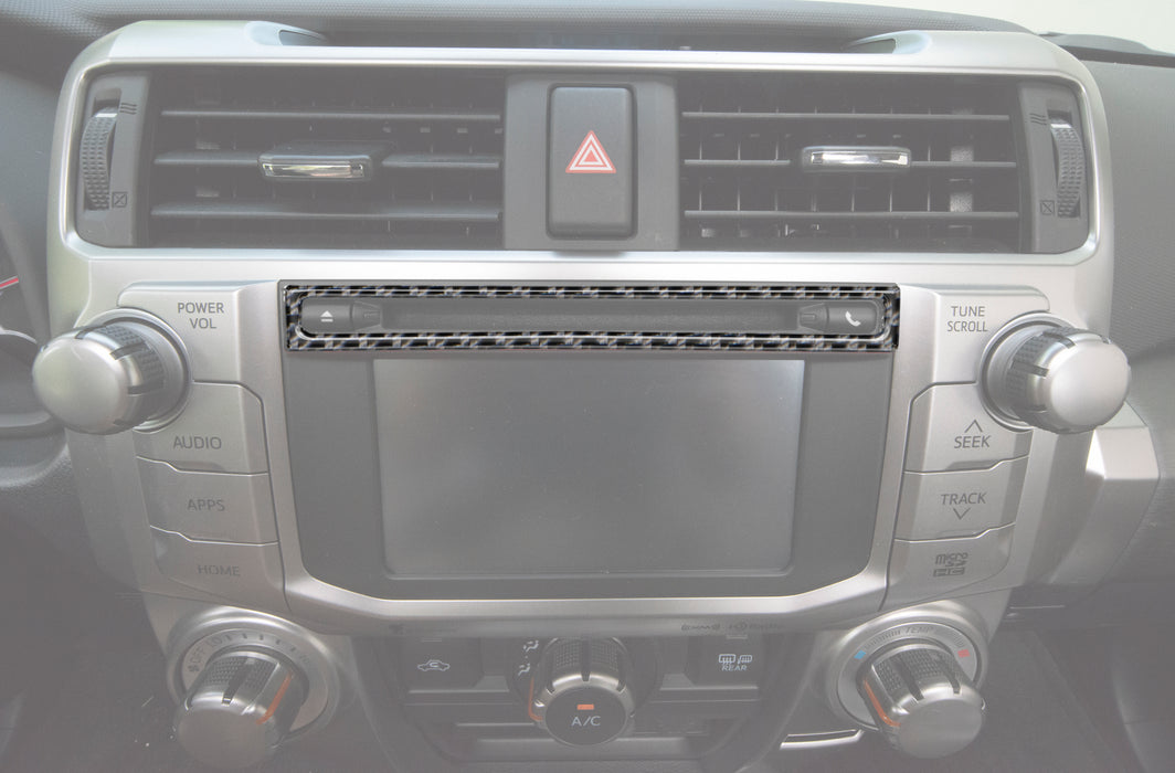 Upper Radio Display Accent Trim Fits 2014-2023 Toyota 4Runner