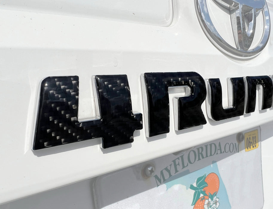 Rear Hatch Letter Overlays Fits 2010-2024 Toyota 4Runner