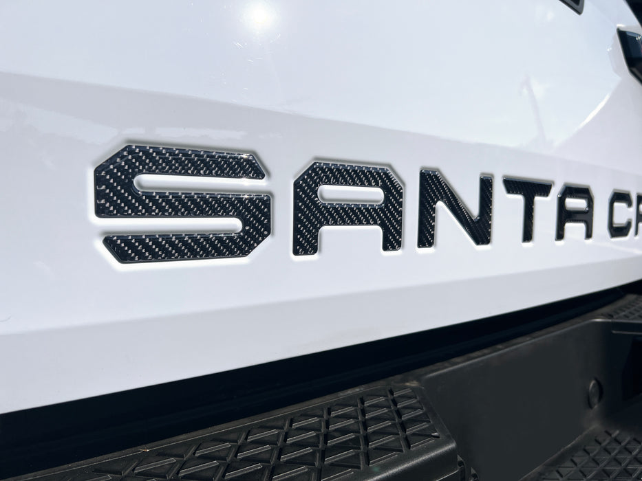 Tailgate Letter Inserts Fits 2022-2026 Hyundai Santa Cruz — Tufskinz.com