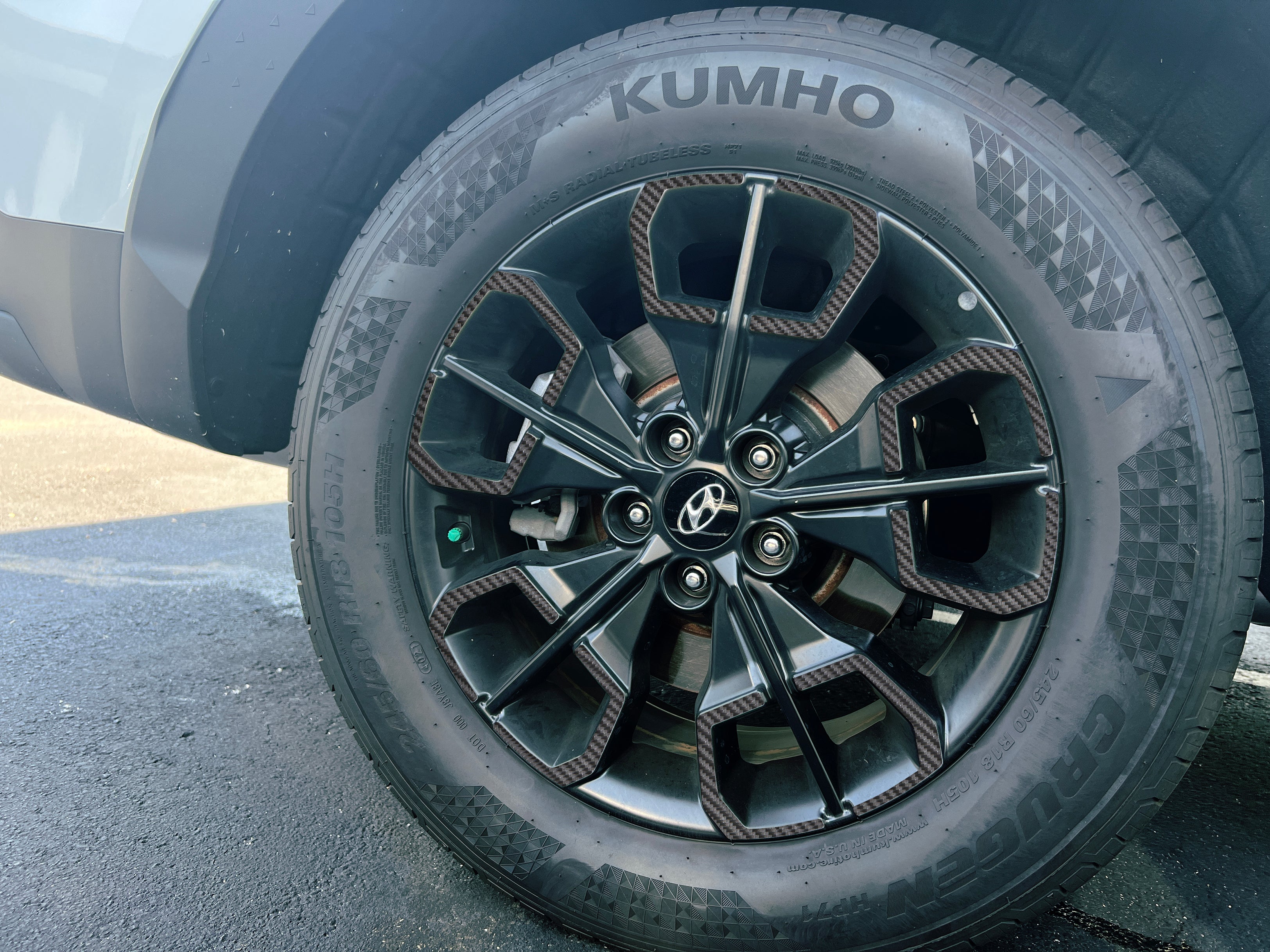 Wheel Accent Trim Fits 2022-2026 Hyundai Santa Cruz — Tufskinz.com