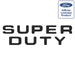 "SUPERDUTY" Tailgate Letter Inserts Fits 2008-2016 Ford Super Duty Matte Black