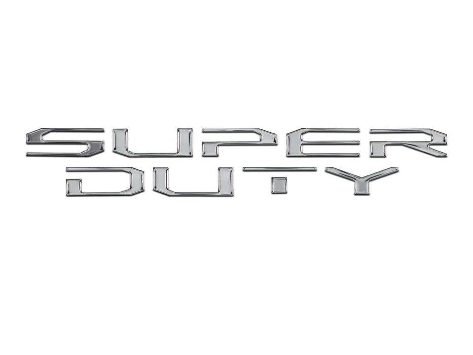 Tufskinz Hood Letter Inserts Fits 2017-2022 Super Duty 10 Piece
