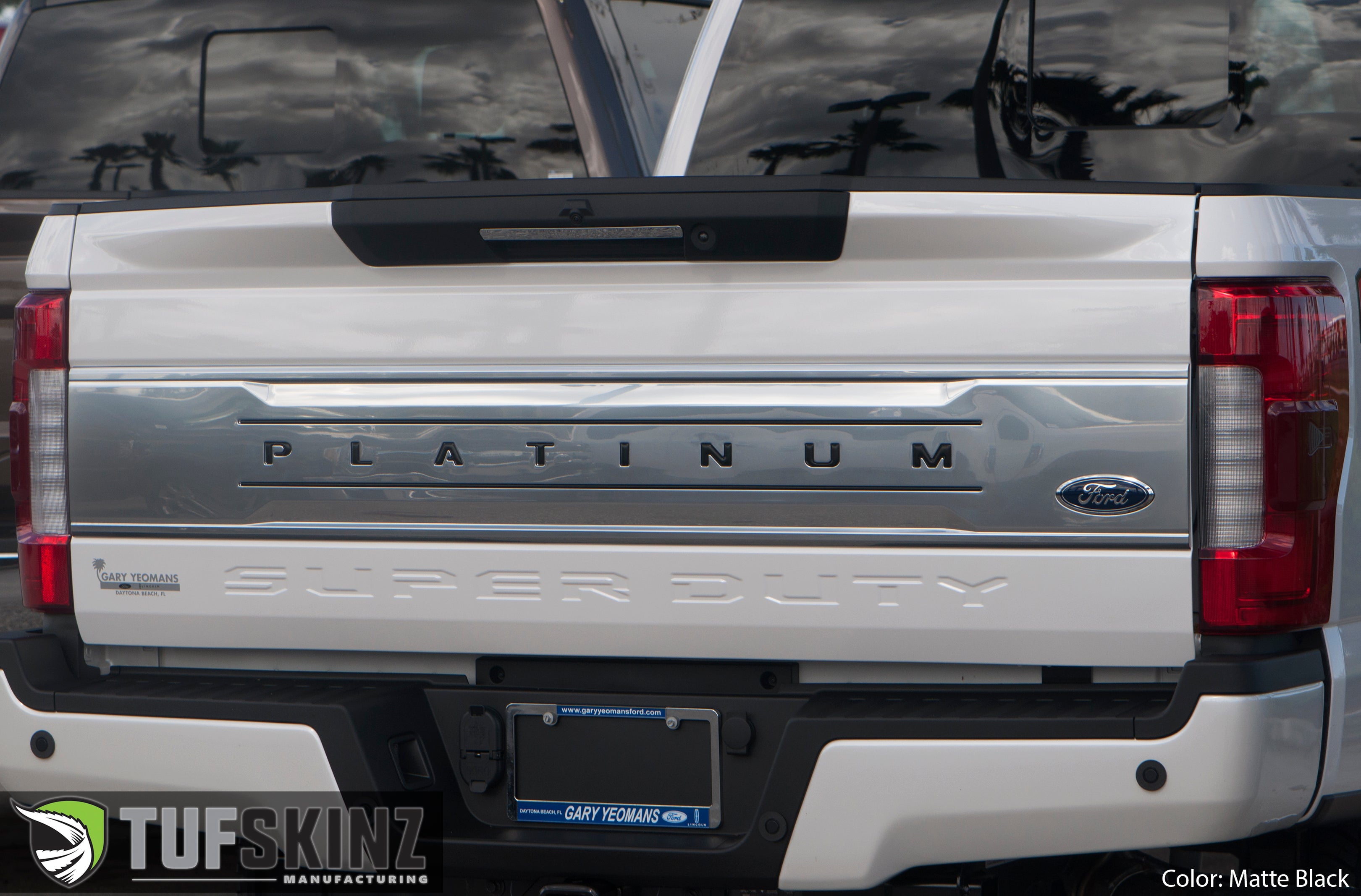Tuff Letters Tailgate Letter and Line Inserts Fits 2017-2019 Ford Super Duty Platin ...