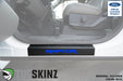 TUF-LINER Door Protection(Front Doors) Accent Trim Fits 2015-2020 Ford F-150 Black Textured with Blue Logo