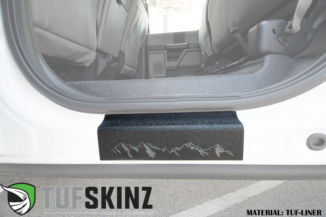 Door Sill Protection Overlays (Textured) Fits 2015-2024 Ford F-150