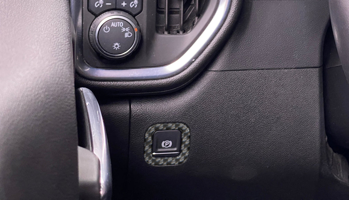 Parking Brake Accent Overlay Fits 2019-2021 Chevrolet Silverado