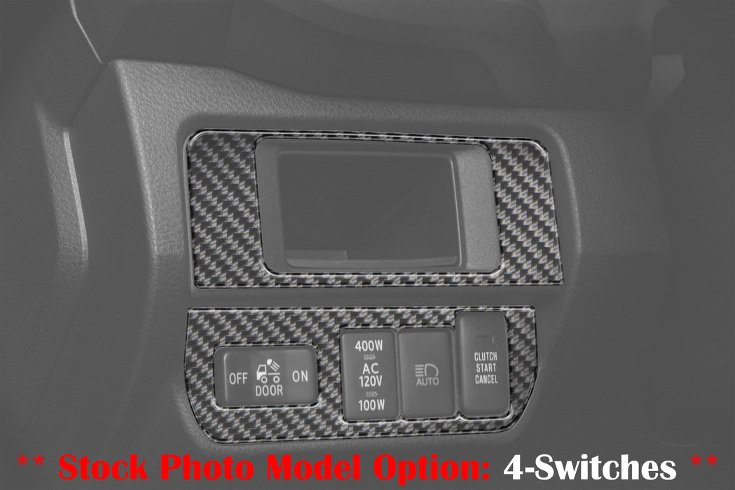 Dim Light Control Accent Overlays Fits 2016-2023 Toyota Tacoma