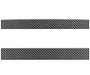 Rear Power Sliding Window Accent Trim Fits 2016-2020 Toyota Tacoma Real Carbon Fiber(Domed)