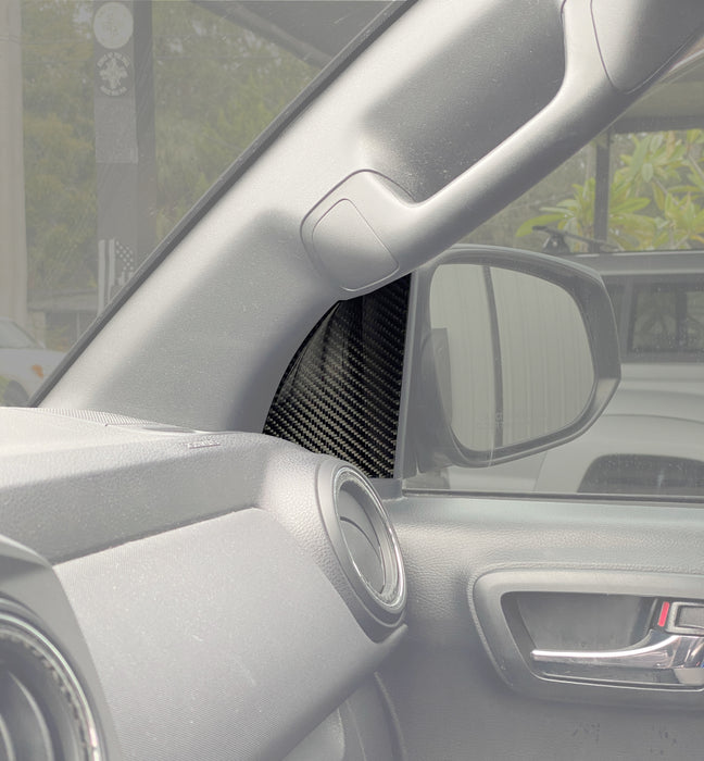Interior A Pillar Accent Overlays Fits 2016-2023 Toyota Tacoma