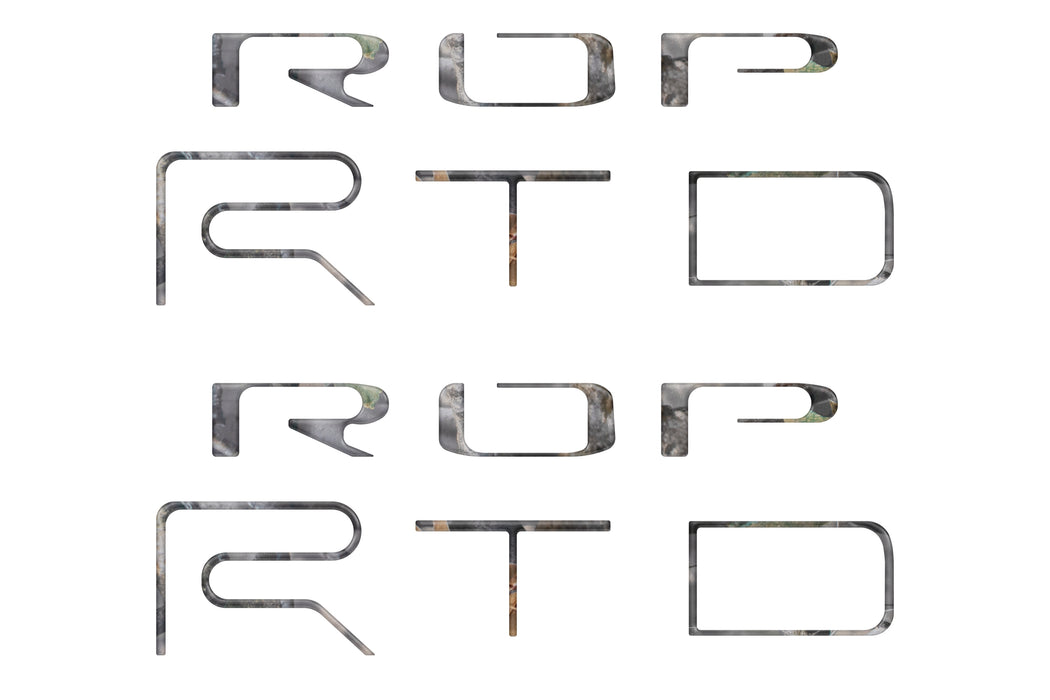 Bed Side Letter Inserts Fits 2022-2023 Toyota Tacoma TRD Pro