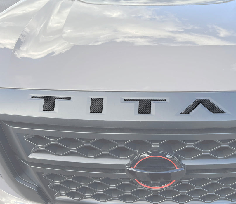 Grille Letter Inserts Fits 2022-2024 Nissan Titan