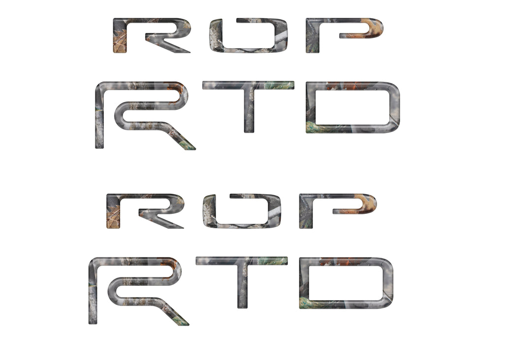 Bed Side Letter Inserts Fits 2015-2021 Toyota Tundra TRD Pro