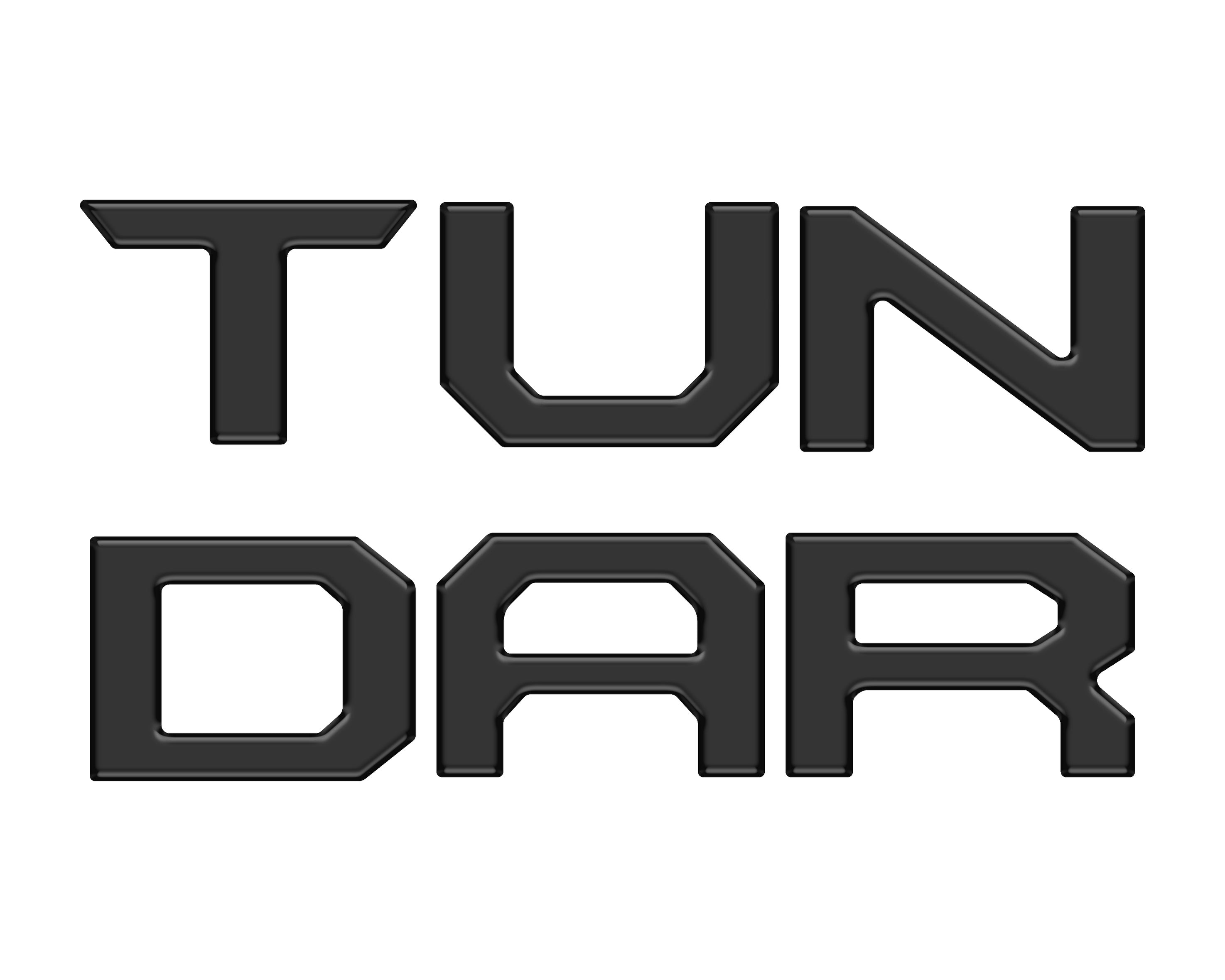 AFX-TRIMS Red Raised Tailgate Letters For Toyota Tundra 2022-2025 – Made In USA (Gloss/Matte Options) - View #6