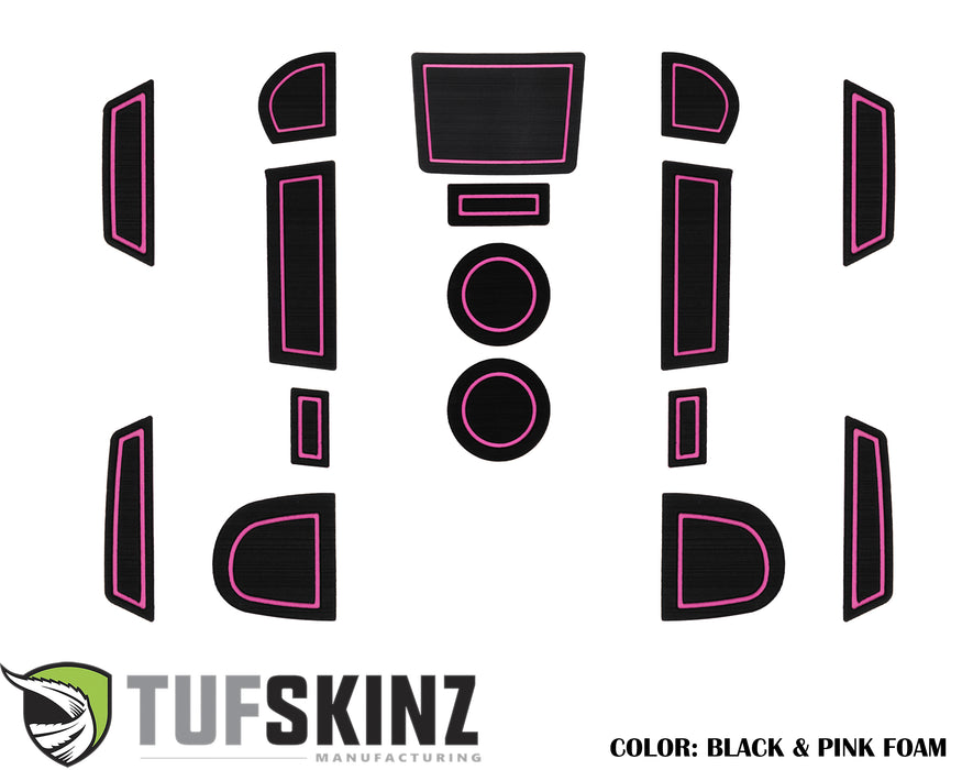 Manual Transmission Interior Foam Inserts Fits 2015-2020 Subaru WRX Black/Pink