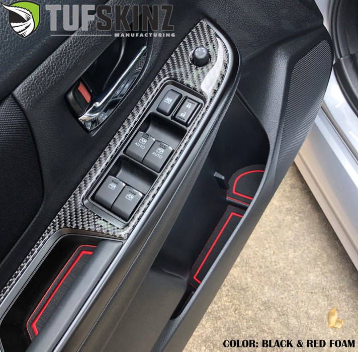 Manual Transmission Interior Foam Inserts Fits 2015-2020 Subaru WRX Black/Red