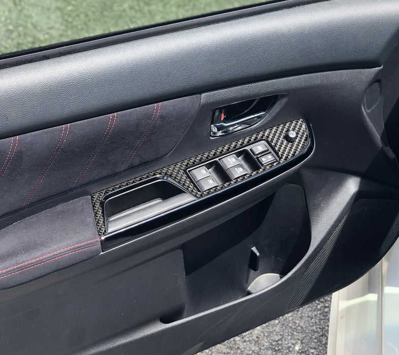 Door Switch Panel Accent Trim Fits 2018-2021 Subaru WRX/WRX STI
