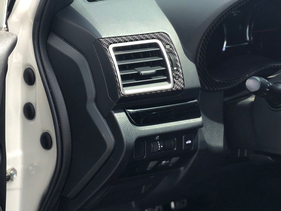 Driver/Passenger Air Vents Accent Trim Fits 2015-2021 Subaru WRX/WRX STI